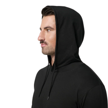 Load image into Gallery viewer, Hard Yakka Men's Long Sleeve Tee Hood - Black
