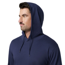 Load image into Gallery viewer, Hard Yakka Men's Long Sleeve Tee Hood - Navy
