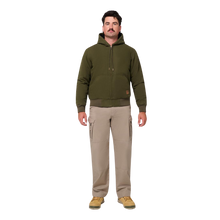 Load image into Gallery viewer, Hard Yakka Men's Canvas Bomber Jacket - Forest
