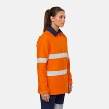 Load image into Gallery viewer, KingGee Women's Originals Hi Vis Taped Bluey Jacket - Orange
