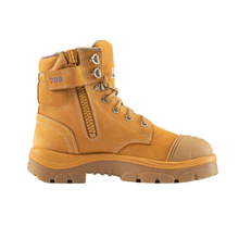 Load image into Gallery viewer, Steel Blue Women's Argyle Zip Ladies - Wheat TPU Scuff - Wheat
