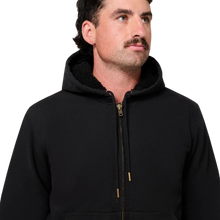 Load image into Gallery viewer, Hard Yakka Men's Canvas Bomber Jacket - Black

