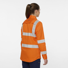 Load image into Gallery viewer, KingGee Women's Originals Vic Rail Hi Vis Taped L/S Shirt - Orange
