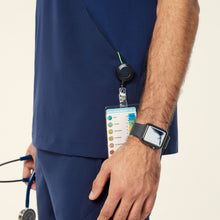 Load image into Gallery viewer, NNT Unisex Charles Scrub Top - Navy
