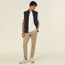 Load image into Gallery viewer, NNT Men's Textured Fleece Zip Front Vest - Charcoal
