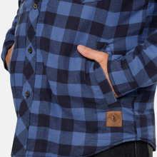 Load image into Gallery viewer, Hard Yakka Men's Quilted Shacket - Deep Blue
