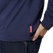Load image into Gallery viewer, Hard Yakka Men's Long Sleeve Tee Hood - Navy

