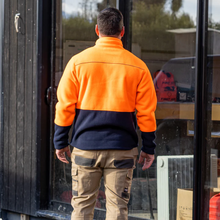 Load image into Gallery viewer, Rainbird Men's Lumber Jacket - Orange/Navy

