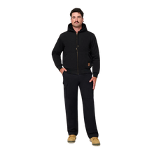 Load image into Gallery viewer, Hard Yakka Men's Canvas Bomber Jacket - Black
