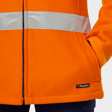 Load image into Gallery viewer, KingGee Women's Originals Hi Vis Taped Bluey Jacket - Orange

