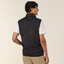 Load image into Gallery viewer, NNT Men's Textured Fleece Zip Front Vest - Charcoal

