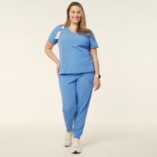 Load image into Gallery viewer, NNT Women's Helen Scrub Top - Light Blue
