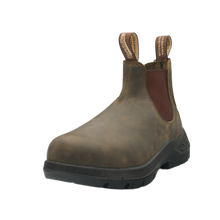 Load image into Gallery viewer, Blundstone Men's 730 Worklife Rustic Brown Leather Elastic Side Boot - Rustic Brown
