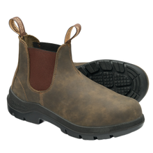 Load image into Gallery viewer, Blundstone Men's 730 Worklife Rustic Brown Leather Elastic Side Boot - Rustic Brown
