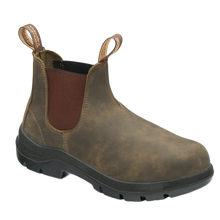 Load image into Gallery viewer, Blundstone Men's 730 Worklife Rustic Brown Leather Elastic Side Boot - Rustic Brown
