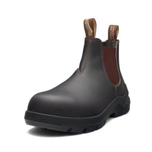 Load image into Gallery viewer, Blundstone Men's 7508 Durafit Leather Elastic Side Safety Boot - Stout Brown
