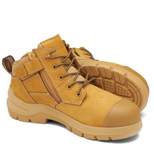 Load image into Gallery viewer, Blundstone Men's 7540 Durafit Nubuck Anti-Static 115Mm Zip Side Safety Boot - Wheat
