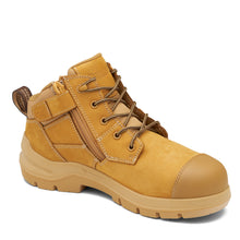 Load image into Gallery viewer, Blundstone Men's 7540 Durafit Nubuck Anti-Static 115Mm Zip Side Safety Boot - Wheat
