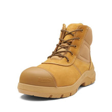 Load image into Gallery viewer, Blundstone Men's 7550 Durafit Nubuck 135Mm Zip Side Safety Boot - Wheat
