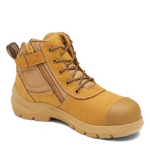 Load image into Gallery viewer, Blundstone Men's 7550 Durafit Nubuck 135Mm Zip Side Safety Boot - Wheat
