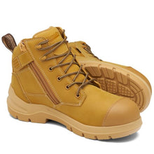 Load image into Gallery viewer, Blundstone Men's 7599 Durafit Waterproof Microfibre 150Mm Zip Side Safety Boot - Wheat
