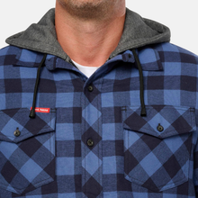 Load image into Gallery viewer, Hard Yakka Men's Quilted Shacket - Deep Blue
