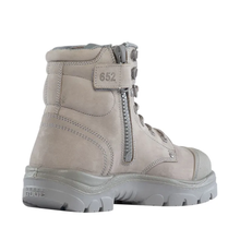Load image into Gallery viewer, Steel Blue Men's Argyle Zip Scuff Ankle Work Boot - Granite
