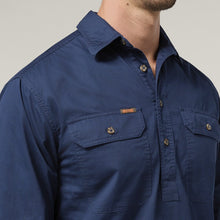 Load image into Gallery viewer, Mustang Men's Closed Front Workshirt - Navy
