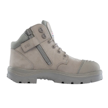 Load image into Gallery viewer, Steel Blue Men's Parkes Zip Scuff Hiker Style Work Boot - Granite
