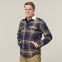 Load image into Gallery viewer, Hard Yakka Men's Heritage Trucker Sherpa Jacket - Woodlands
