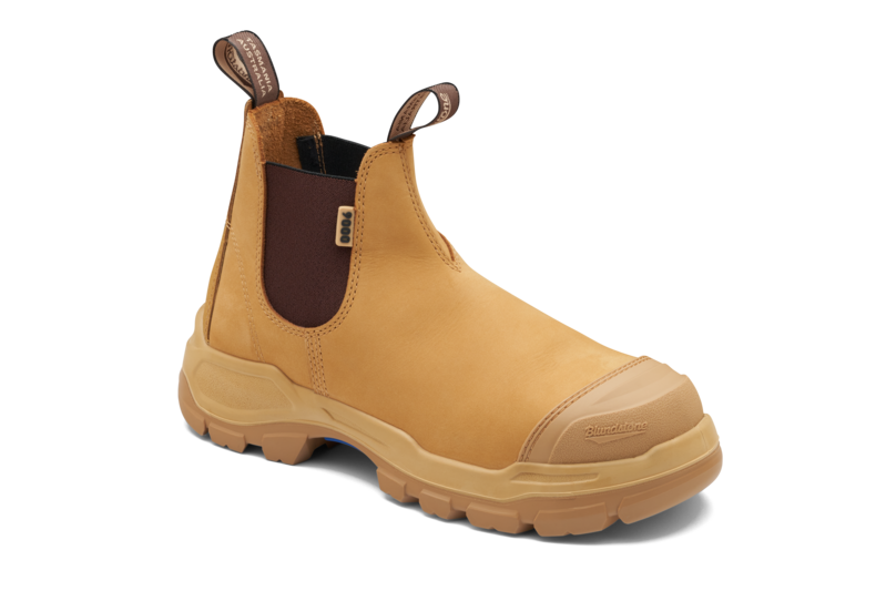 Blundstone Men's 9000 Rotoflex Elastic Sided Safety Boot - Wheat - Safety