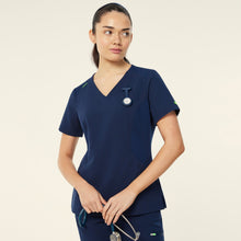 Load image into Gallery viewer, NNT Women's Helen Scrub Top - Navy
