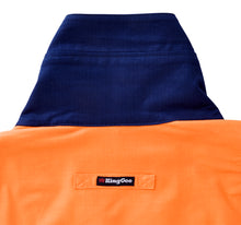 Load image into Gallery viewer, KingGee Men's Workcool 2 Reflective Spliced Combination Overall - Orange/Navy
