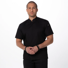Load image into Gallery viewer, Cannes Press Stud Chef Jacket - Black

