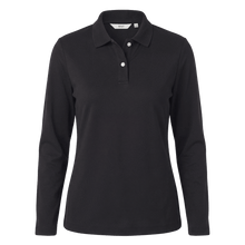 Load image into Gallery viewer, NNT Women's Anti-Bac Polyface L/S Polo - Black
