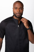 Load image into Gallery viewer, Chef Works Men's Arcadia Chef Jacket - Black
