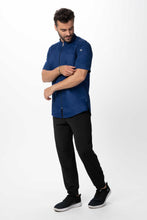 Load image into Gallery viewer, Chef Works Men's Arcadia Chef Jacket - Blue
