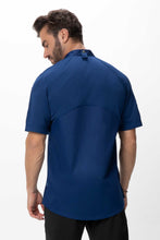Load image into Gallery viewer, Chef Works Men's Arcadia Chef Jacket - Blue
