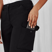 Load image into Gallery viewer, Biz Collection Women's Comfort Waist Cargo Pant - Black
