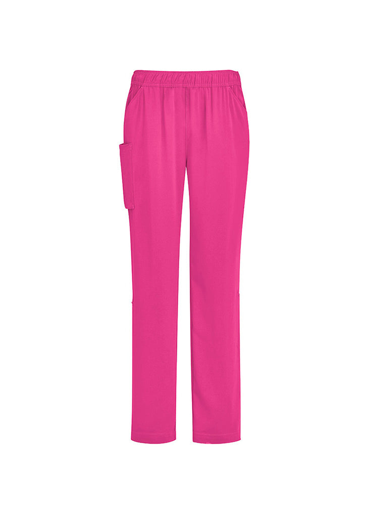 Biz Care Unisex Pink Ribbon Scrub Pants - Pink - 