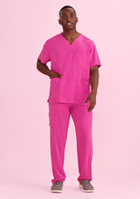 Load image into Gallery viewer, Biz Care Unisex Pink Ribbon Scrub Pants - Pink - 
