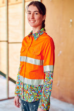 Load image into Gallery viewer, TradeMutt Women's Bonza Day/Night Hi Vis Workshirt - Orange
