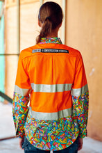 Load image into Gallery viewer, TradeMutt Women's Bonza Day/Night Hi Vis Workshirt - Orange
