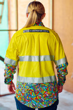 Load image into Gallery viewer, TradeMutt Women's Bonza Day/Night Hi Vis Workshirt - Yellow

