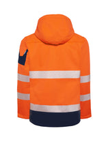 Load image into Gallery viewer, Rainbird Women&#39;s Ellis Hi-Vis Softshell Coat - Orange/Navy - Jackets
