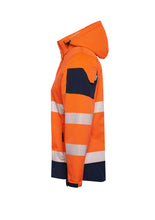 Load image into Gallery viewer, Rainbird Women&#39;s Ellis Hi-Vis Softshell Coat - Orange/Navy - Jackets
