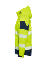 Load image into Gallery viewer, Rainbird Women&#39;s Ellis Hi-Vis Softshell Coat - Yellow/Navy - Jackets
