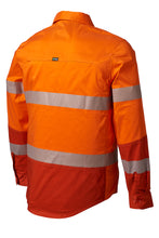 Load image into Gallery viewer, FXD Men&#39;s Lsh-2T Long-Sleeve Taped Shirt - Orange - Shirts
