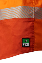 Load image into Gallery viewer, FXD Men&#39;s Lsh-2T Long-Sleeve Taped Shirt - Orange - Shirts
