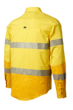 Load image into Gallery viewer, FXD Men&#39;s Lsh-2T Long-Sleeve Taped Shirt - Yellow - Shirts
